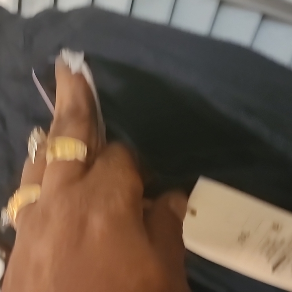 Dark Denim skirt with pockets and drawstring waistline. - Picture 4 of 4